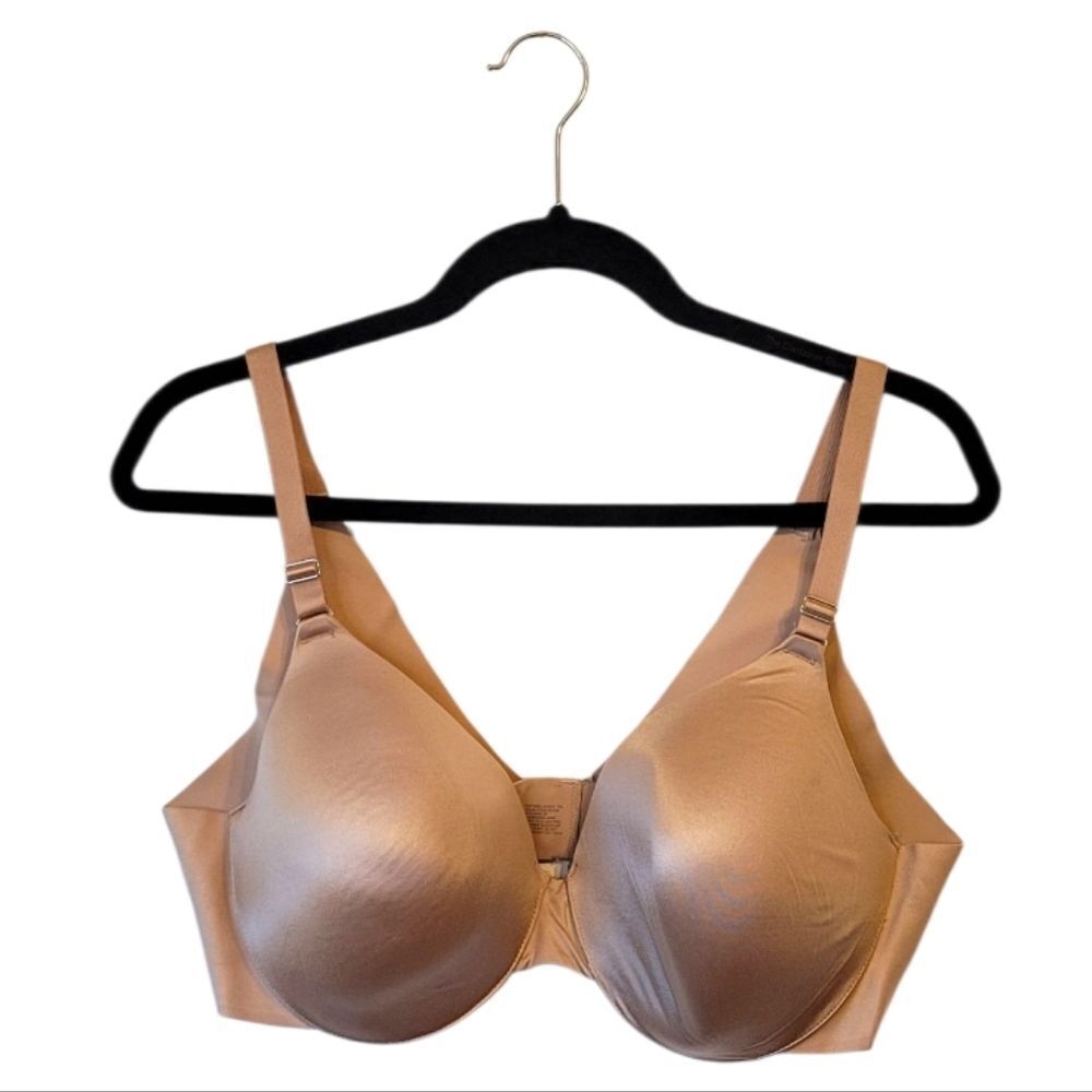 Soma Women's Light Beige Vanishing Back Full Coverage Bra Size 42C